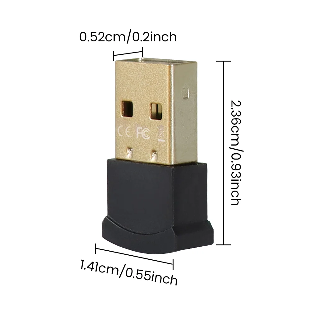 USB 블루투스 호환 어댑터 미니 동글 어댑터 미니 블루투스 호환 4.0 PC 컴퓨터 노트북용 USB 오디오 수신기