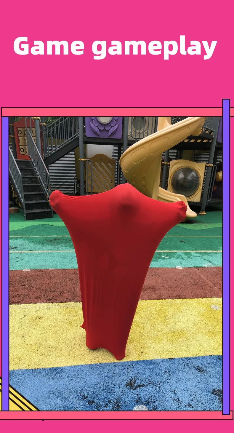 Sensory Sack Medium Body Sock Calming Therapy Blanket Magic Bag Kindergarten Sports Game Clothing Sensory Training Toy 2