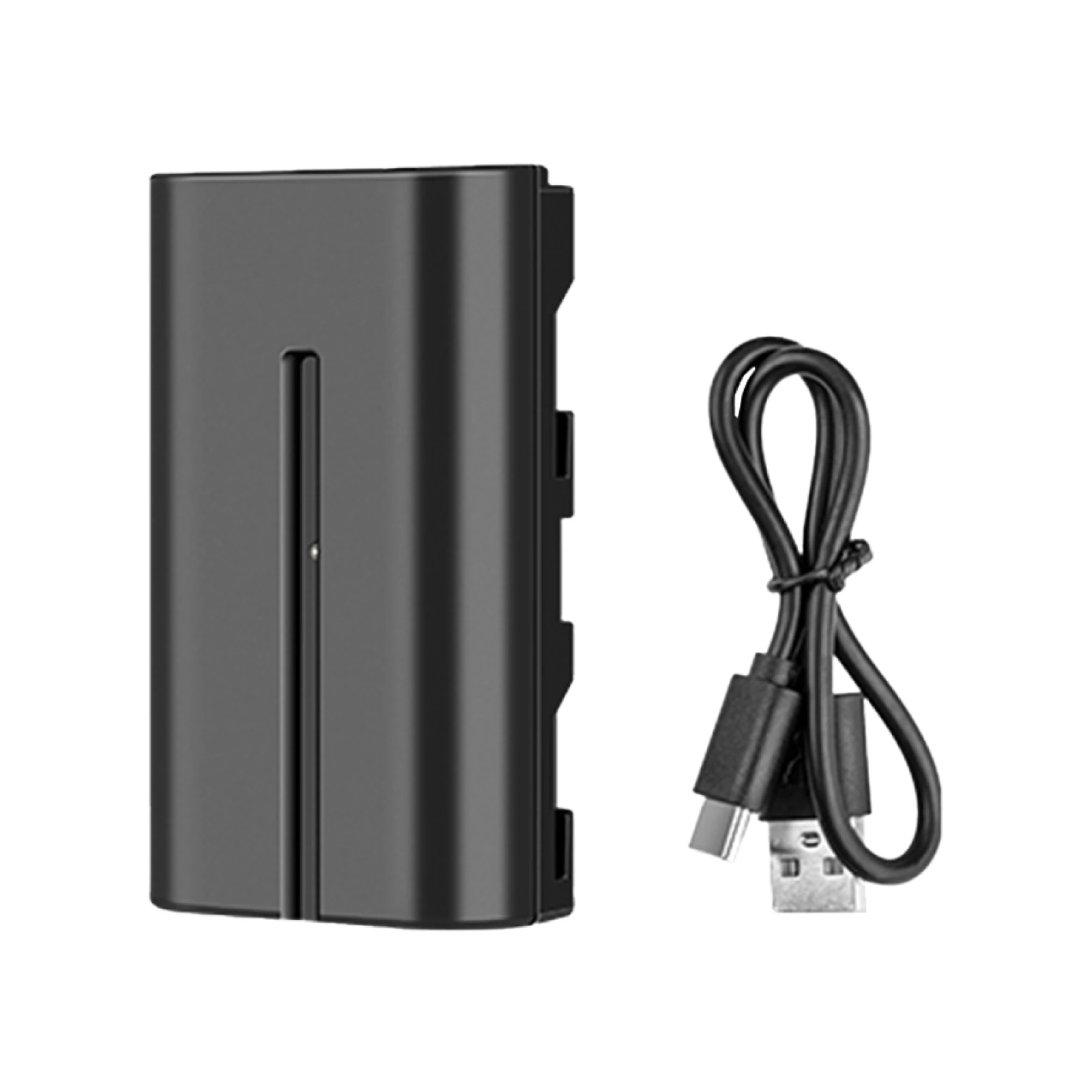 Accsoon NPF550 Battery 2200mAh USB-C Charging Port LED Video Light Compatible for Sony Canno Camera Panel Lamp Photography
