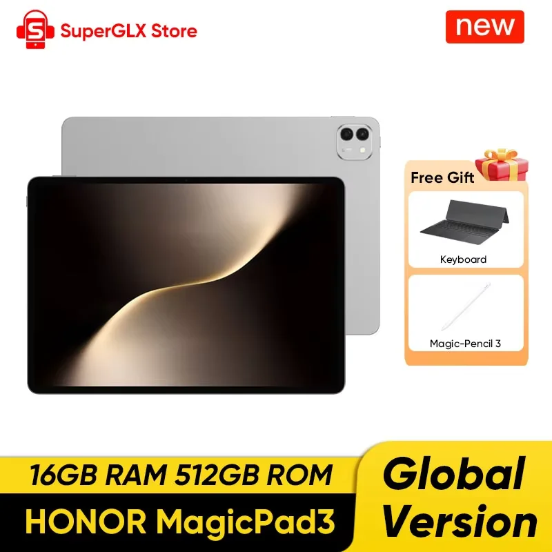 Global Version Original HONOR MagicPad 3 Tablet Snapdragon 8 Gen 3