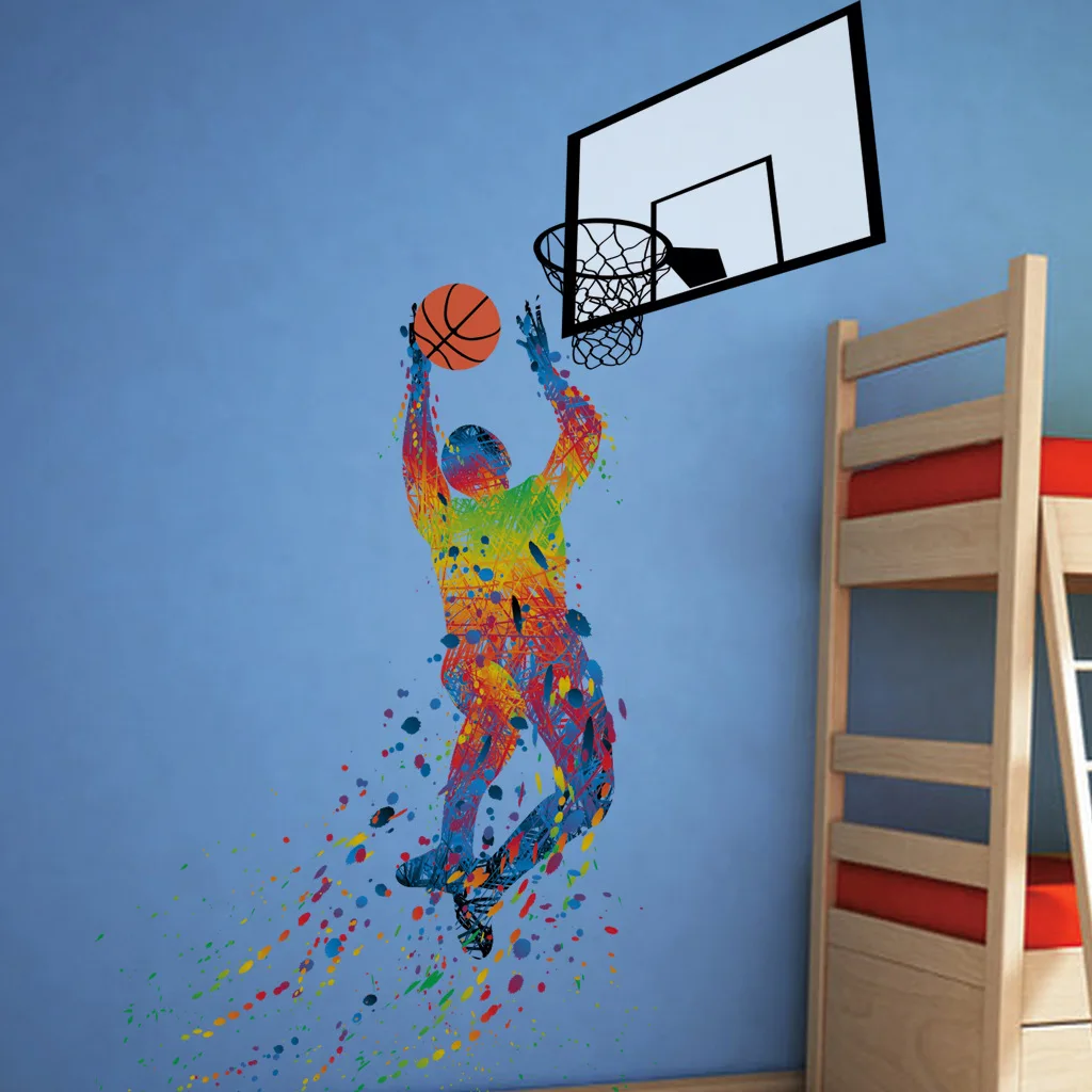 Large Dazzling Soccer Flyers Wall Stickers Removable Vinyl Home Decor Living Room Bedroom wall stickers wall sticker