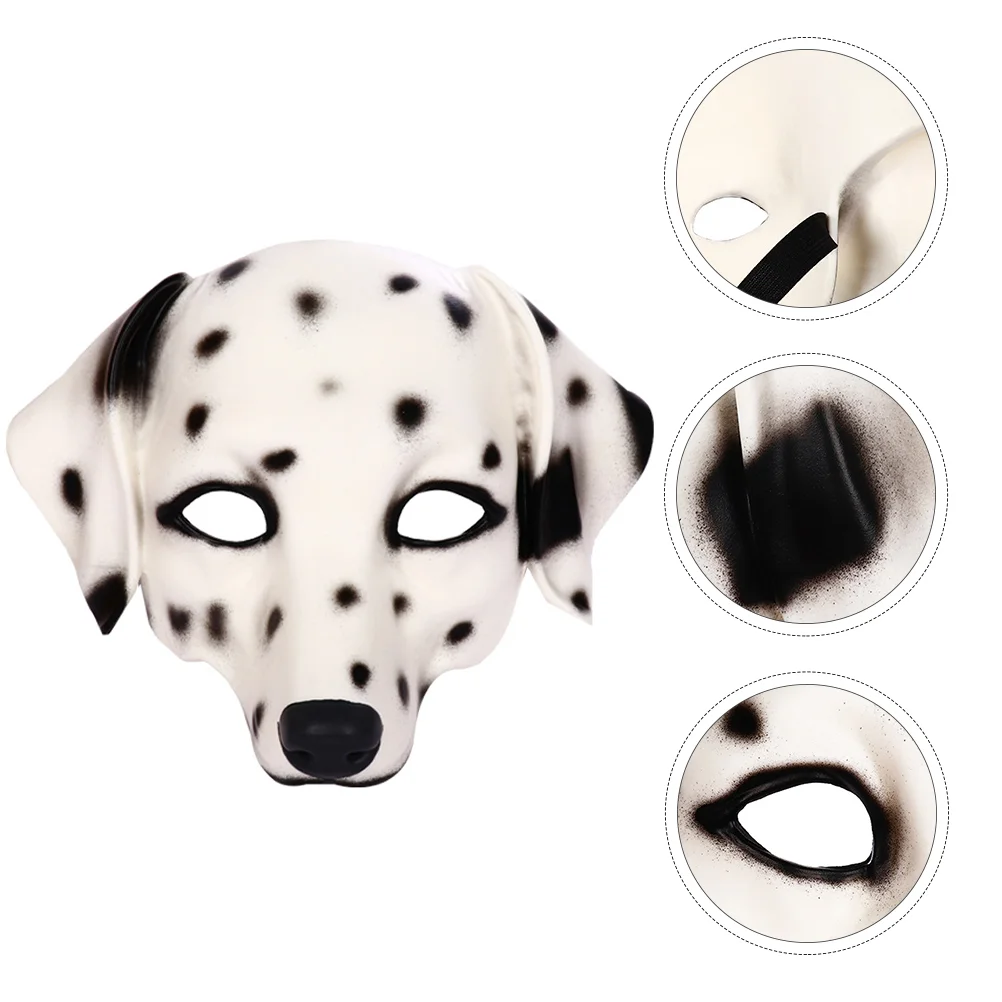 

Unisex Performance Spotty Dog Party Dressing up Dalmatians Mask Masquerade Animal Photo Prop