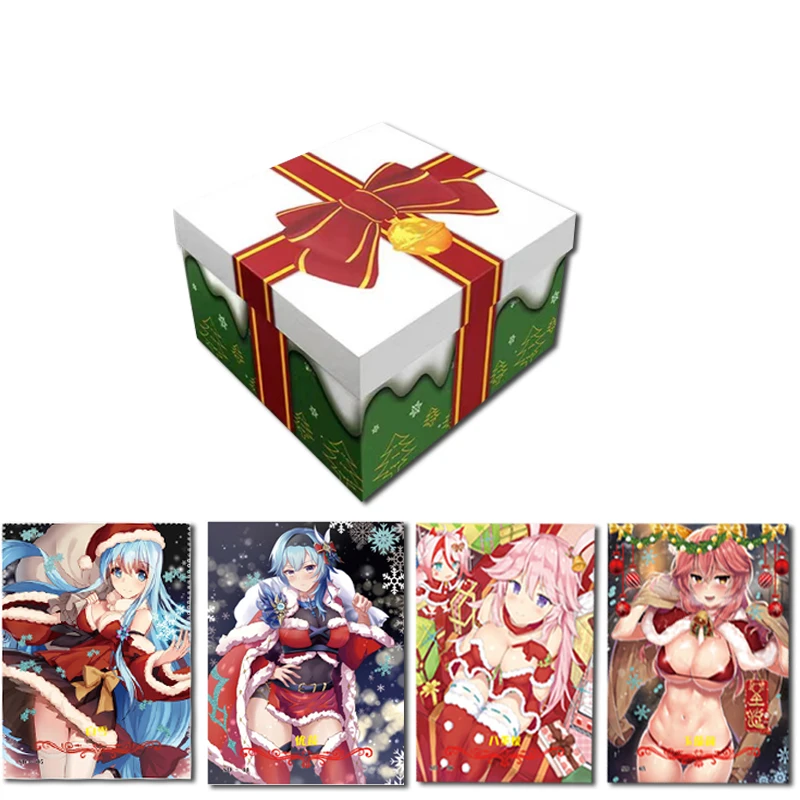 

Original box Christmas Carnival Goddess Collection Cards Star Girl Anime Table Playing Game Board Kids Adult Toys Christmas G