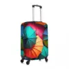 Colourful Umbrella Pattern Suitcase Cover 3d Design Business Protector Vacation Useful Luggage Supplies 3