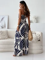 Women Casual Shirt Dress V-Neck Irregular Print Slit Midi Dress Summer Fashion Elegant Beach Vacation Female Clothing - Image 4