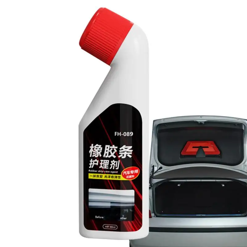 

Rubber Seal Conditioner 80ml Best Car Restorer Cream Auto Leather Rubber Refurbishment Paste Long-Lasting Crystals Coating For