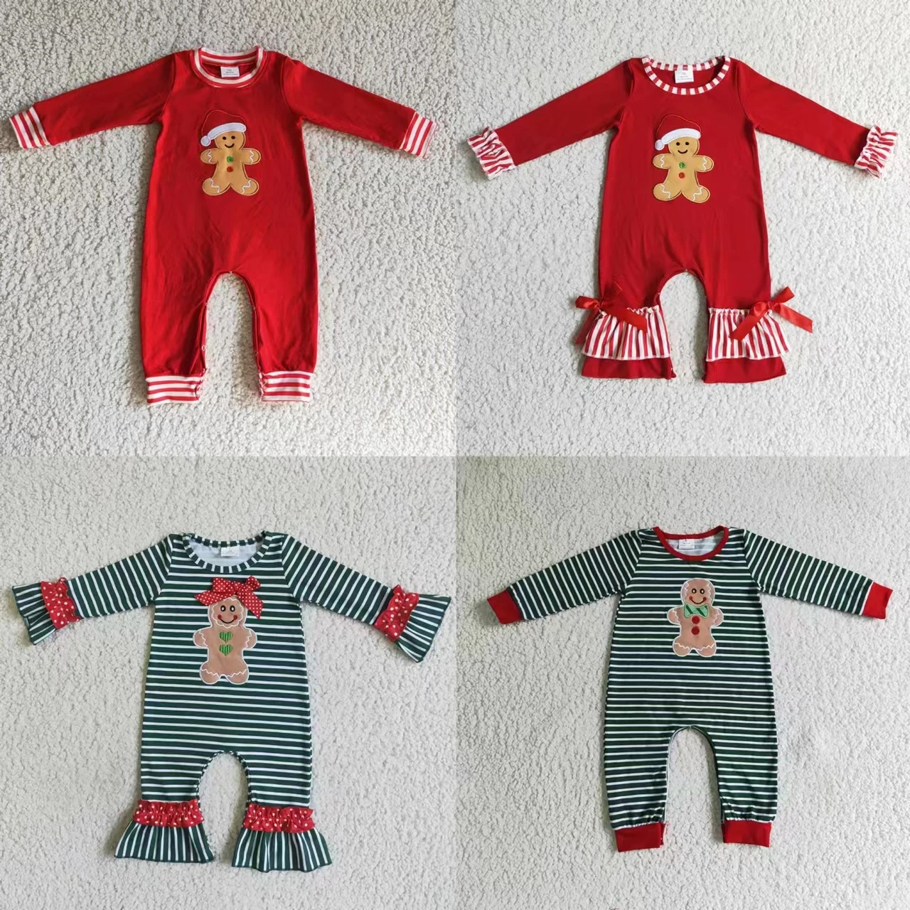 

Детский комбинезон с длинным рукавом, с вышивкой имбиря