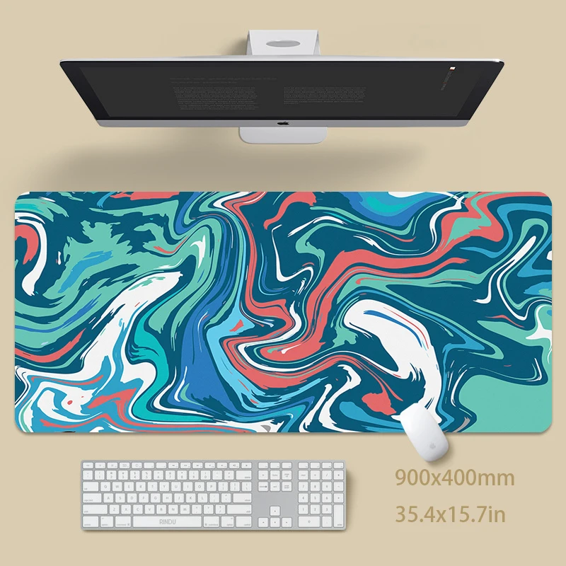 Alfombrillas de ratón grandes para juegos Strata, alfombrillas para ratón de ordenador, alfombrilla para ratón de 90x40cm, alfombrilla de escritorio para teclado de PC, alfombrilla para mesa de 100x50