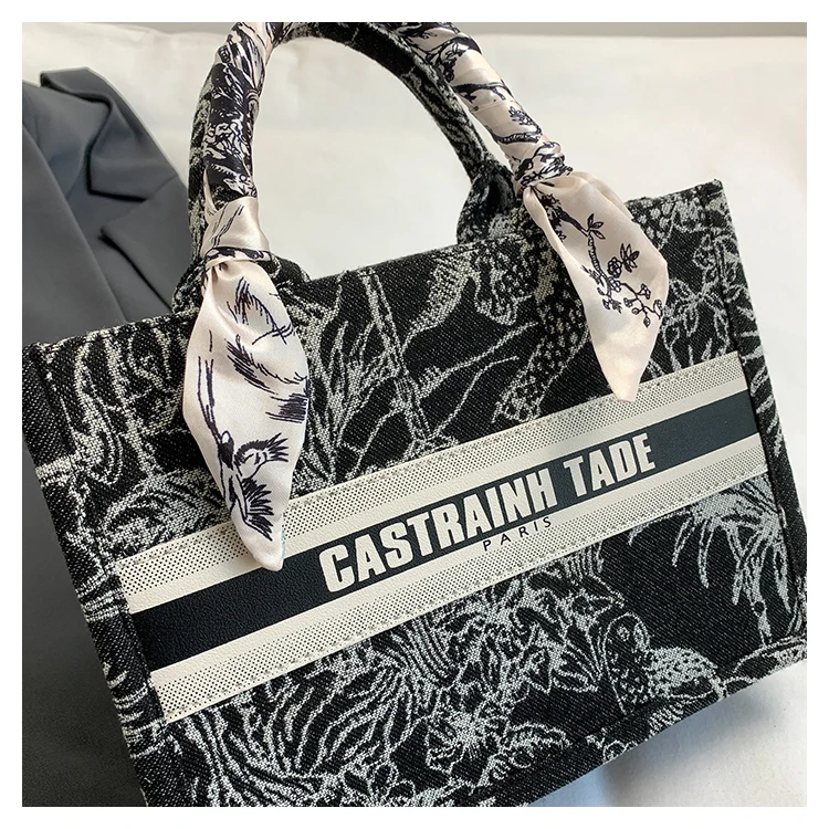 Soft handle shoulder tote bag for women