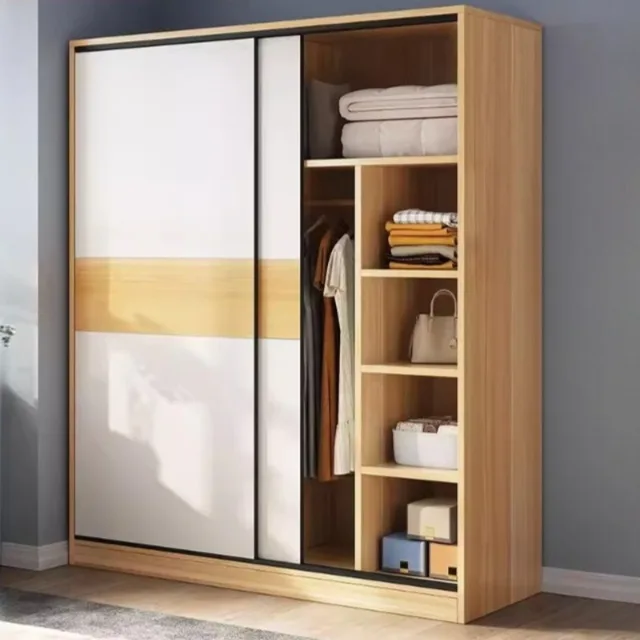 Armoires de chambre pleine grandeur, rangement pour loisirs créatifs, esthétique blanche, armoires de sol compactes, ensembles de commodes, meubles de maison 1