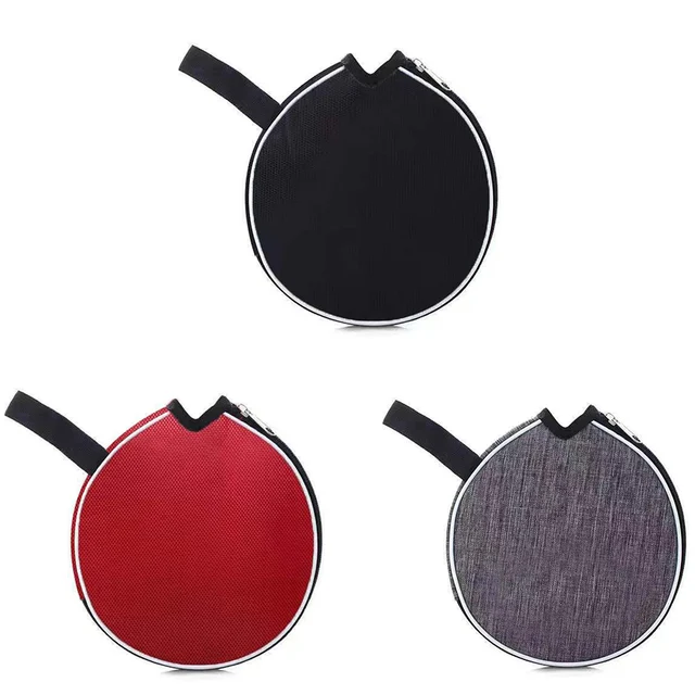 Portable Table Tennis Rackets Bag Semicircle Paddles Case Dustproof Storage Bag Supplies Protective Cover Training Table Tennis 3
