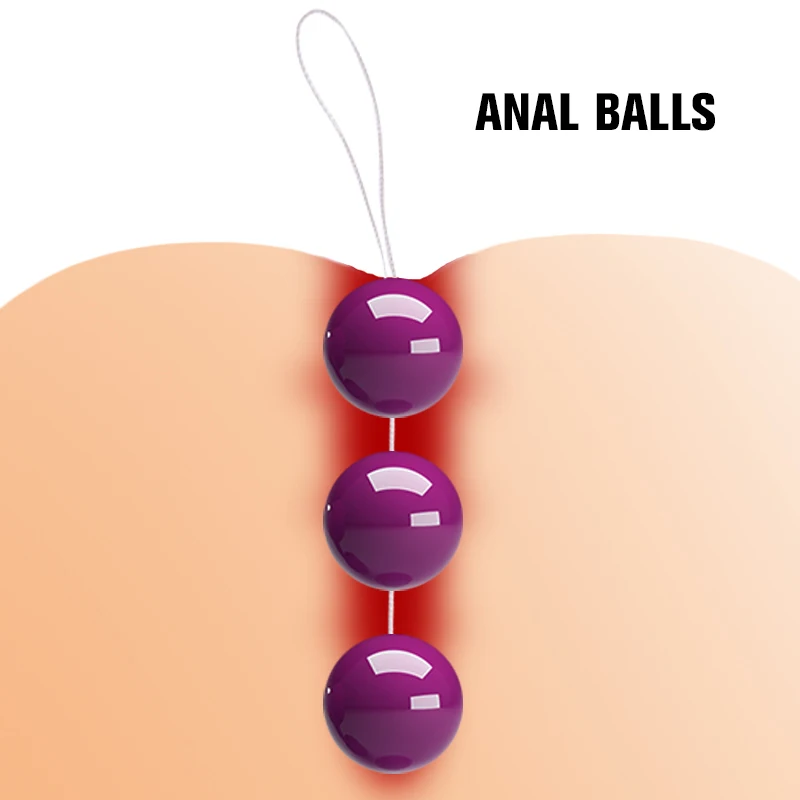 Smooth Kegel Ball Chinese Vagina Balls Women Adult Sex Toy Vaginal Contracting Dumbbell Centrifugal Anal Beads Stimulator
