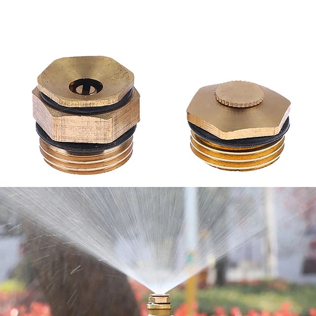 1Pc 1/2inch Garden Sprinkler Adjustable Copper Centrifugal Nozzle Lawn Landscape Irrigation Sprinkler Nozzle Garden Supplies 1