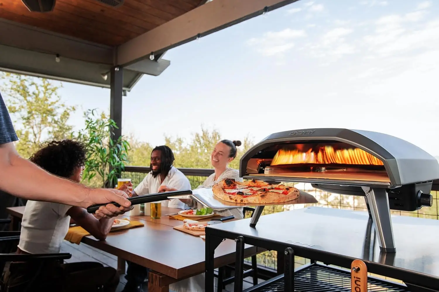 16 Gas Pizza Oven 28mbar Propane Outdoor Pizza Oven Portable Pizza Oven For Fire and Stonebaked 16 Inch Pizzas With Gas Hose 5