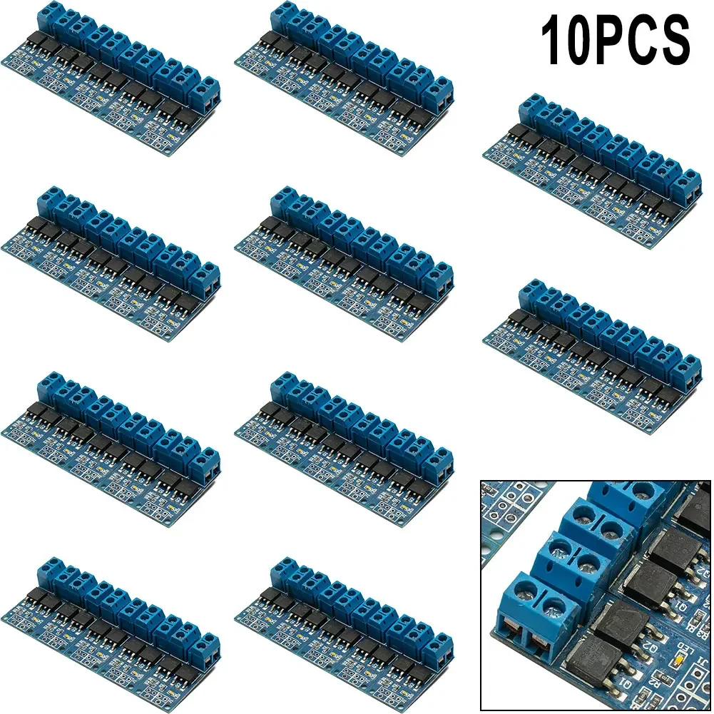 Module MOS Field Effect Transistor Trigger Switch Driver Board PWM Control Module Can Control High-power Equipment Tools 10 Pcs field effect tube control panel