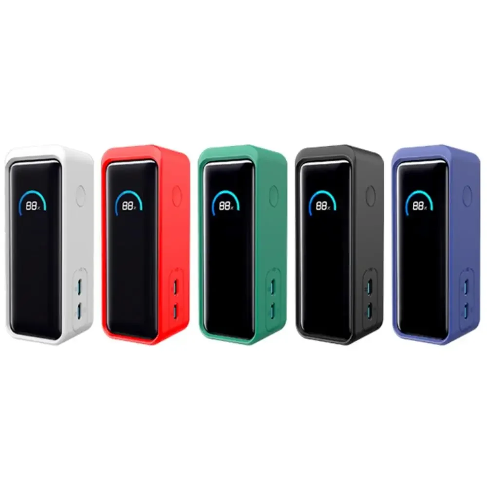 Suitable for Anker Prime 9600mAh 65W Power Bank Silicone Protective Case Dustproof Soft Power Supply Cover Shockproof Anti-drop