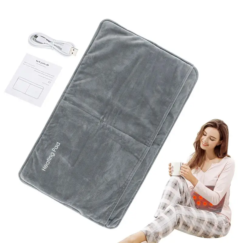 

Foot Heating Pad Electrical Soft Foot Heaters Fast Heating Pads Cold Weather Supplies For Working Sleeping Studying Reading