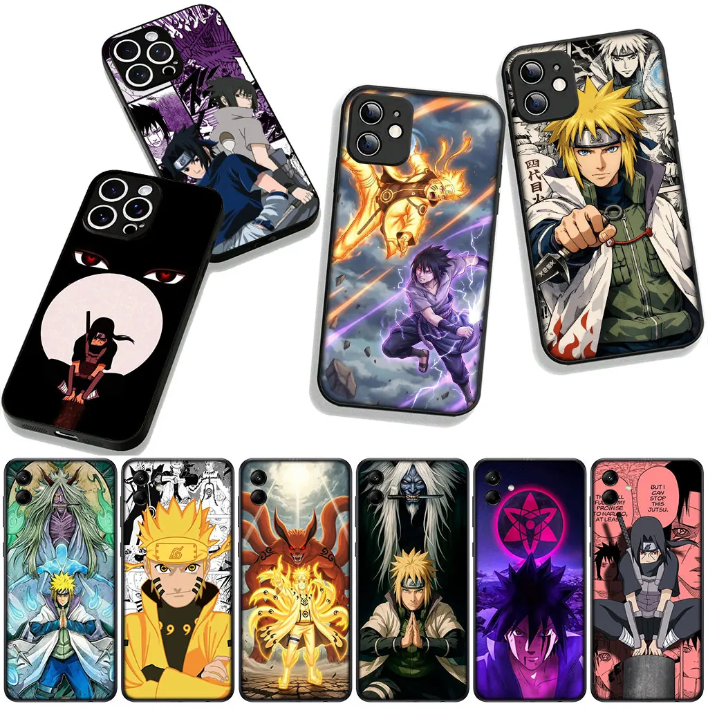 Namikaze Minato & Uchiha Sasuke Naruto Protective Phone Case