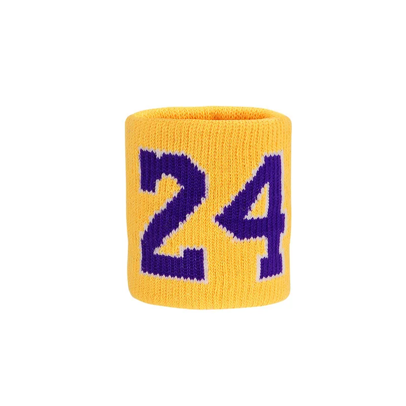Sports wristbands Basketball fitness wristbands Outdoor sports wrist Absorb sweat Tennis Basketball star number sports wristbands