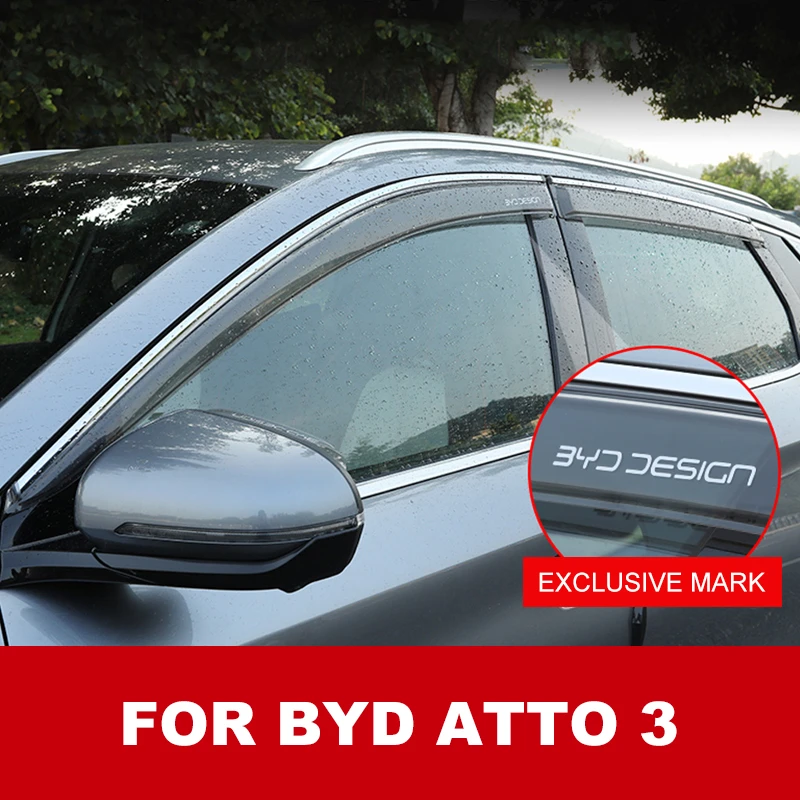 Window Visor For Byd Atto 3 2022 2023 Car Accessories Rain Guard