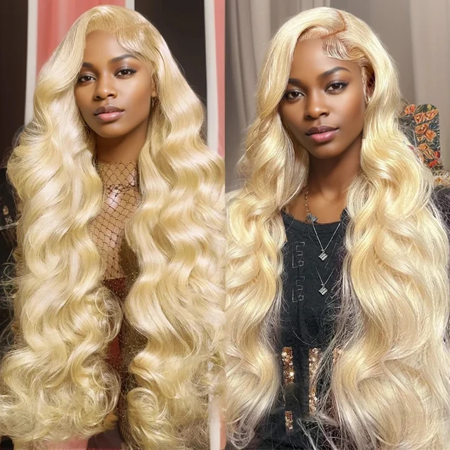 30 38 Inch Honey Blonde 613 HD Lace Frontal Wigs 13x6 Body Wave Human Hair 100% Brazilian 13x4 Lace Front Wig For Black Women