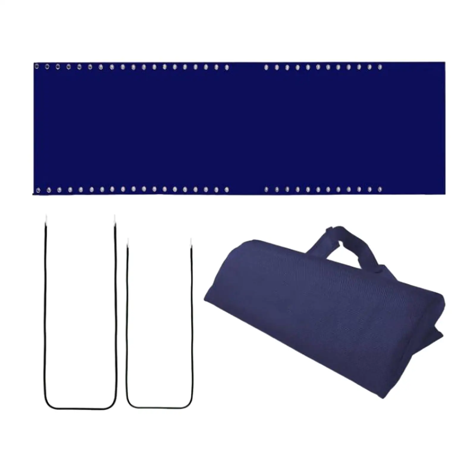 Lounge Chair Cloth Lounger Replacement Cloth Install Rope 63inchx19inch with Pillow recliner for Outdoor Camping Recliners