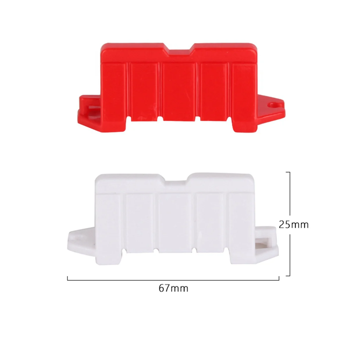 BAAU 150Pcs RC Car Drift Racing Track Road Barrier Traffic Fence for 1/16 1/18 1/28 RC Truck DIY Parts