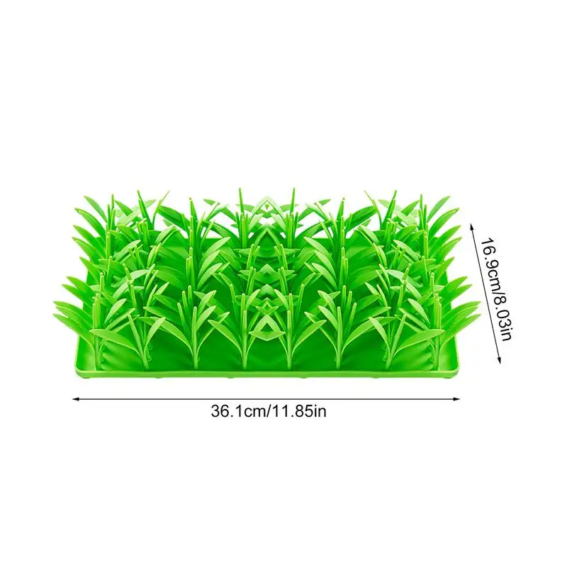 Grass Snuffle Pad For Dogs Silicone Snuffle Grass Pad Silicone Mats For Cats Non-Slip Large Medium Small