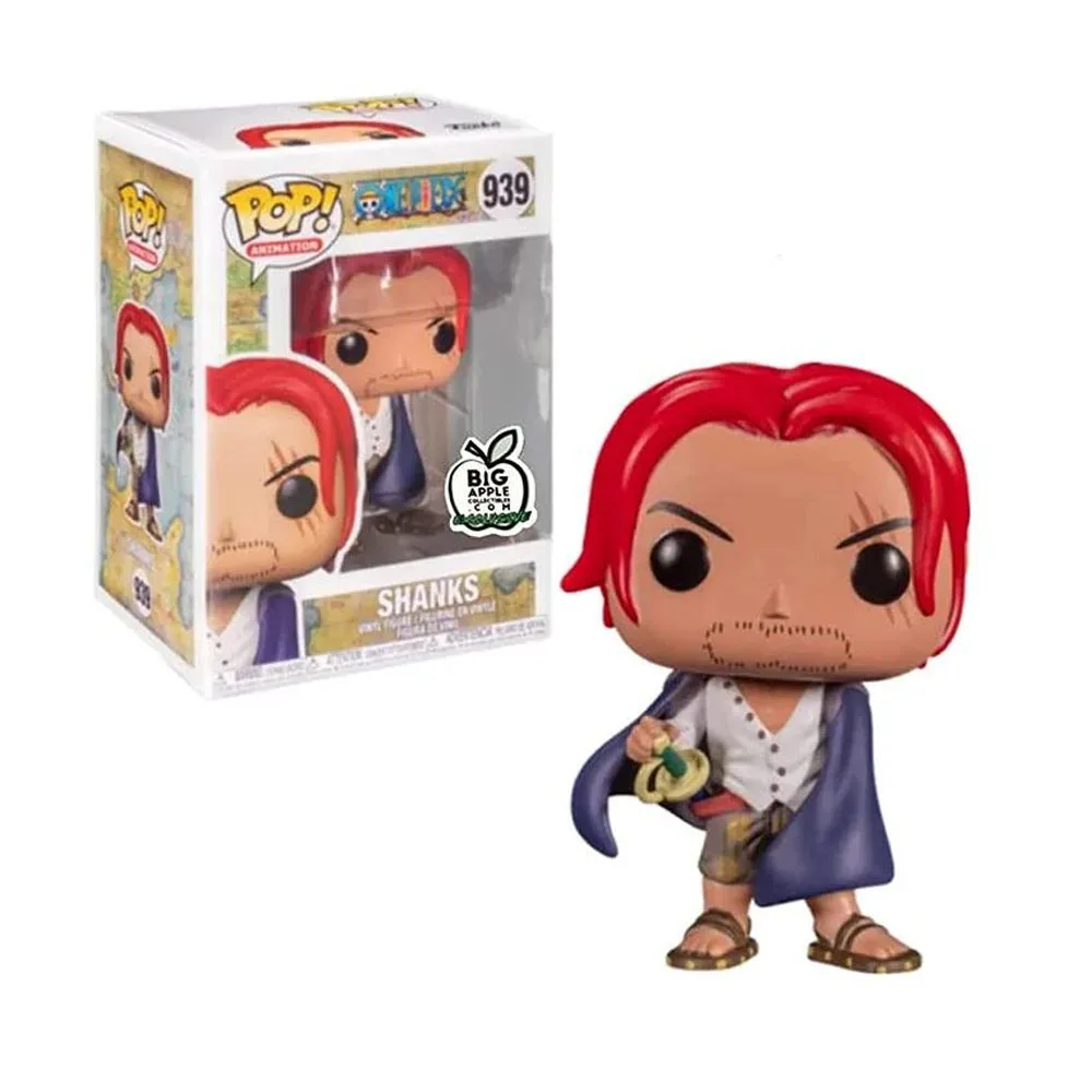 thumbnail image 1 of Figuras de acción de vinilo Funko Pop Animation One Piece n.° 939 Shanks, juguetes, regalos para niños, 1 of 4