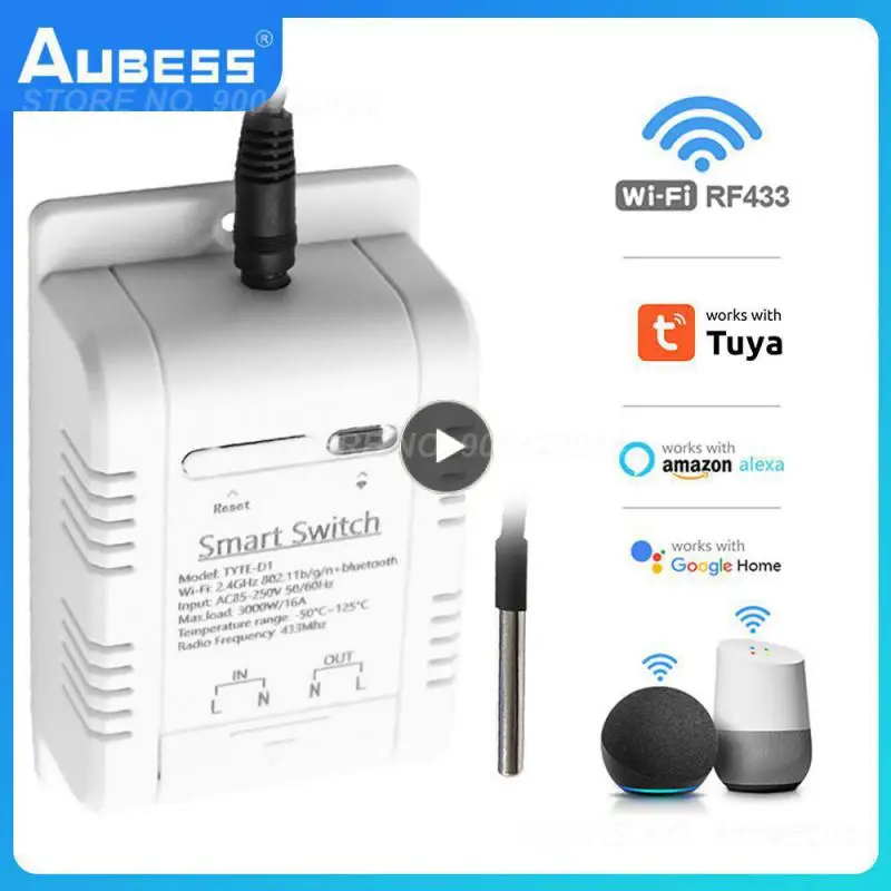 

Умный термостат Tuya с Wi-Fi, 16 А, 3000 Вт