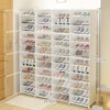 Large Shoe Cabinet Rack Waterproof Dust proof Shoes Stand Multi-layer Storage Organizer Free Standing Space 1