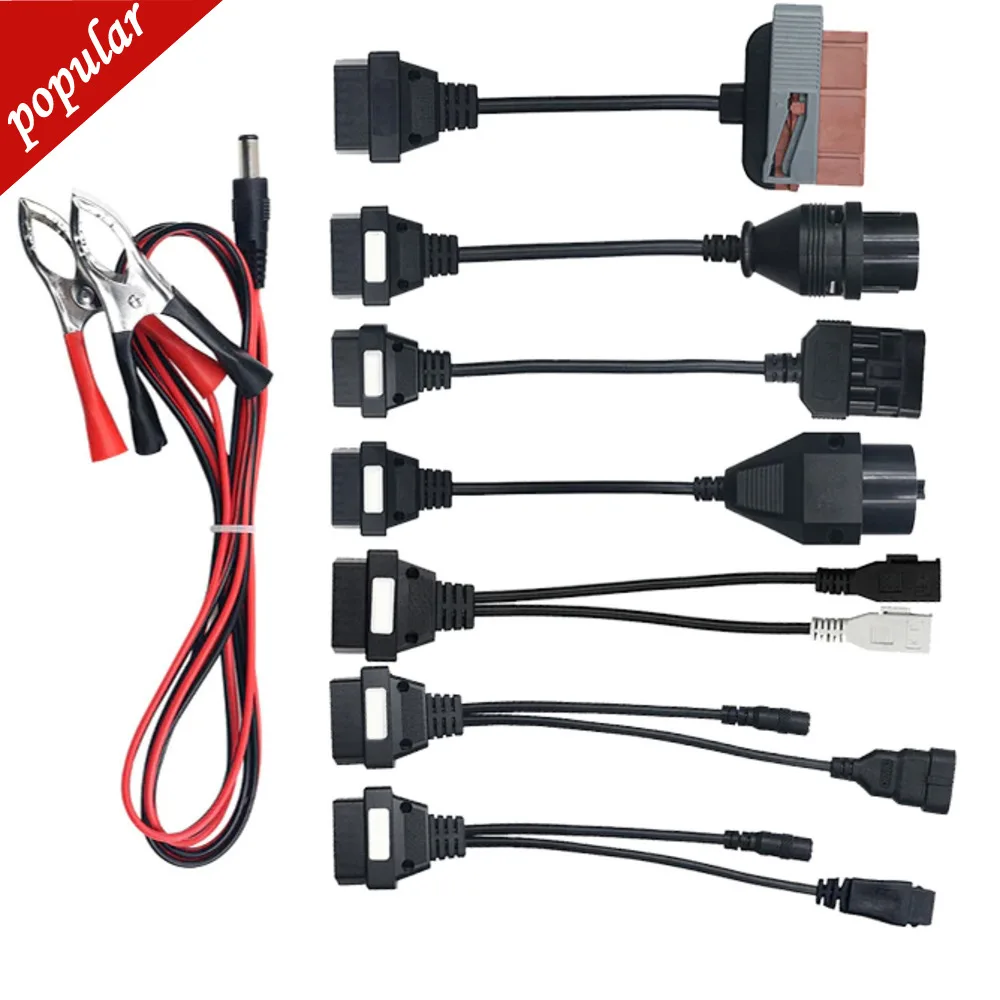 

Hot Diagnostic Connector For TCS Pro Multidiag Pro+ Adapter OBD Full Set 8 PCS Car Cables With 30/20/38/3/2 Pin