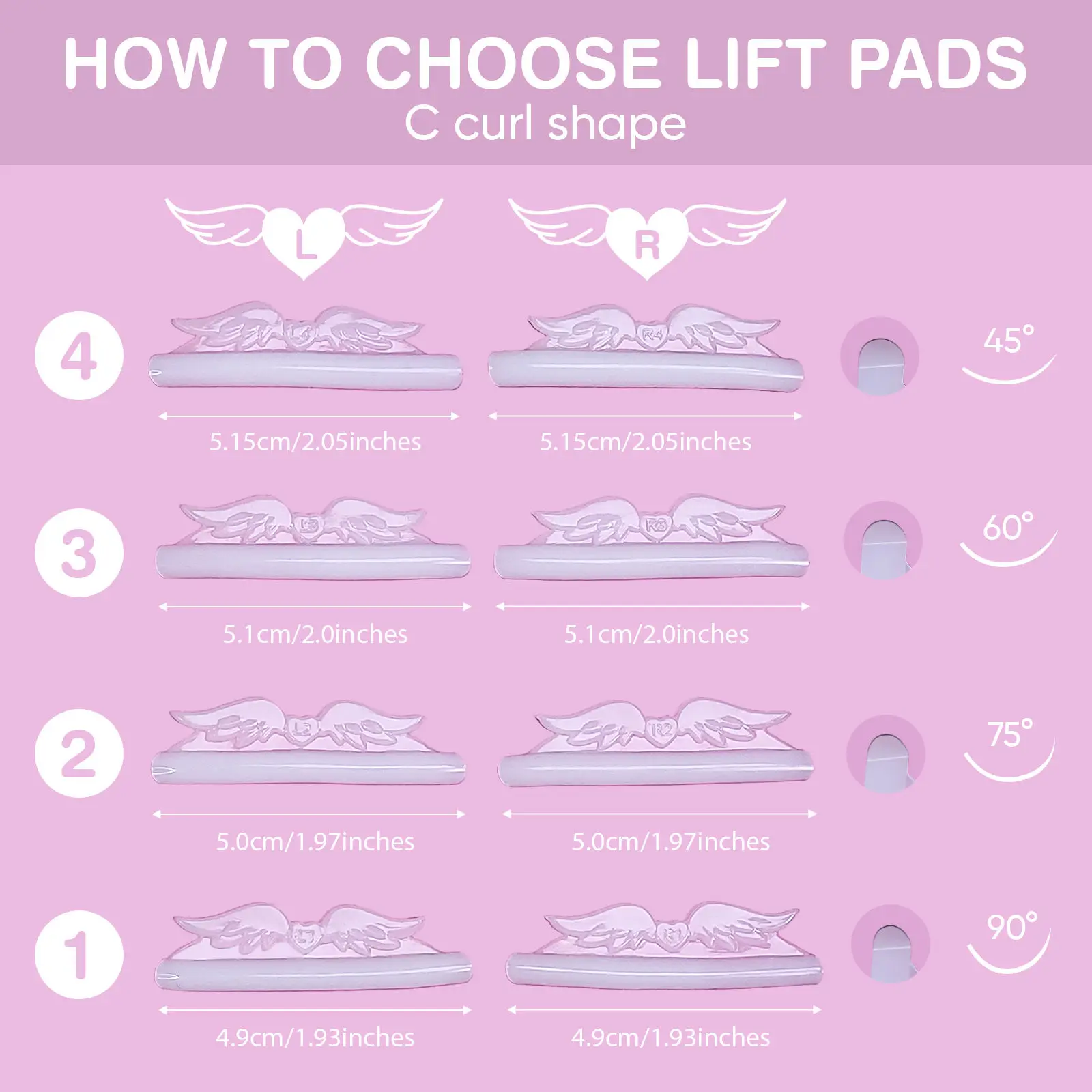 페르마니아 4쌍 속눈썹 리프팅 키트 실리콘 라미네이션 패드 재사용 가능 속눈썹 펌 롯드 3D 속눈썹 컬러 액세서리 도구