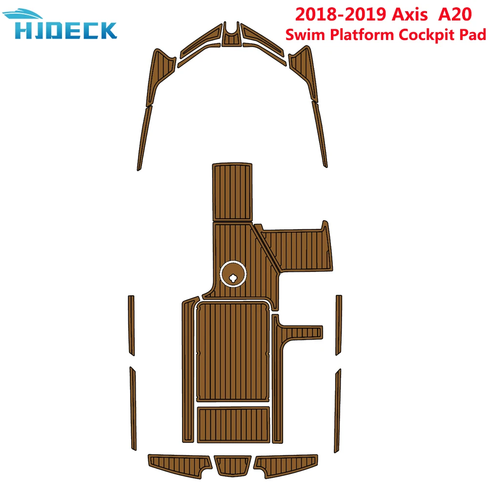 

2018-2019 осевая платформа для плавания A20, подкладка из пенопласта для лодки, морской роскошный напольный коврик, настил из искусственного тика, настраиваемый настил для яхты