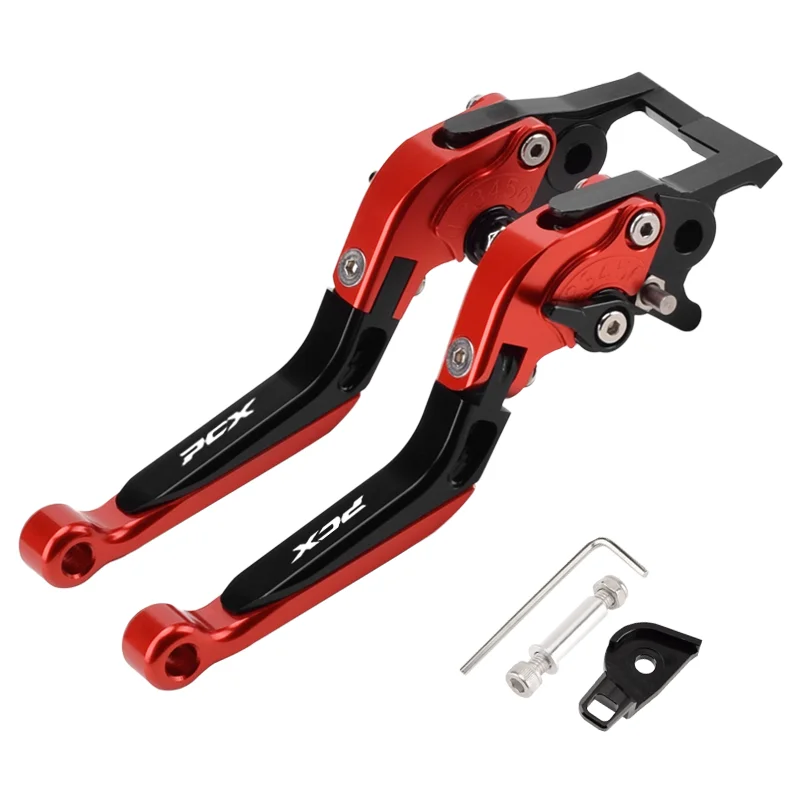 CHEKIS echtes Motorradzubehör für HONDA PCX125 PCX160 ABS-Version spezielle modifizierte Bremshupe mit Feststellfunktion Bremshebel Feststellbremshebel Handbremse verstellbarer Griff faltbarer Dosengriff – Detail 34
