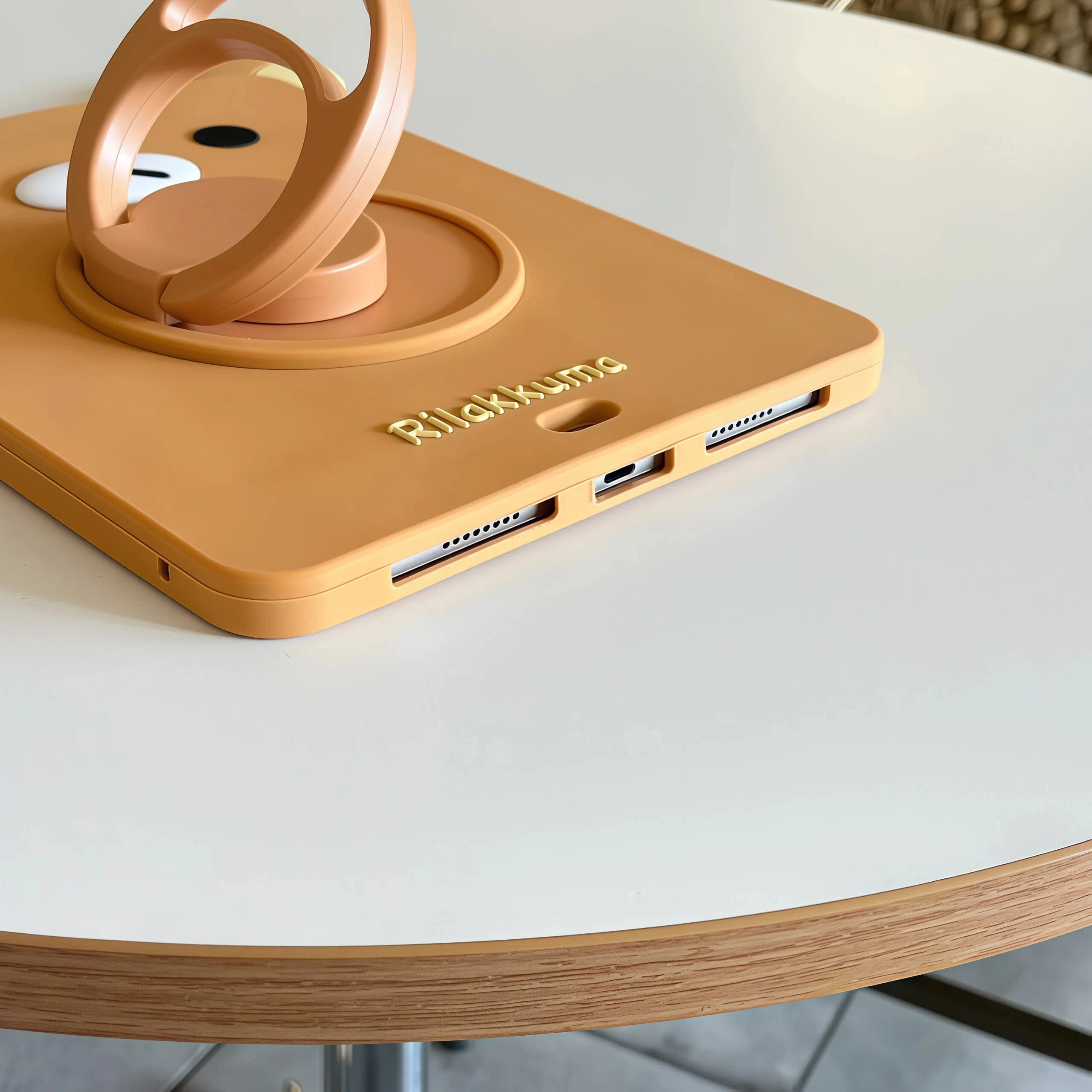 Adorable Rilakkuma iPad Case with Adjustable Stand