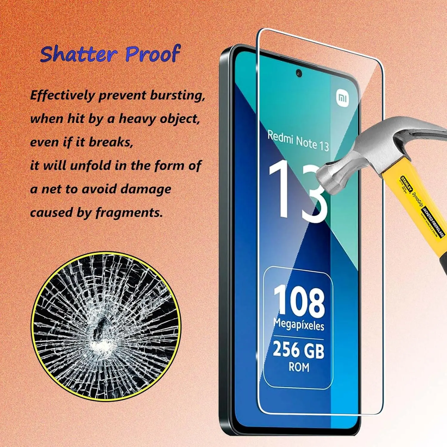 Premium 6.67 Tempered Glass Screen Protector Film