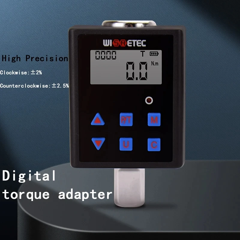 Digital Torque Meter 0.3-340 N.m Adjustable Torque Meter Adapter Professional Electronic Torque Wrench Universal Repair Tools 2