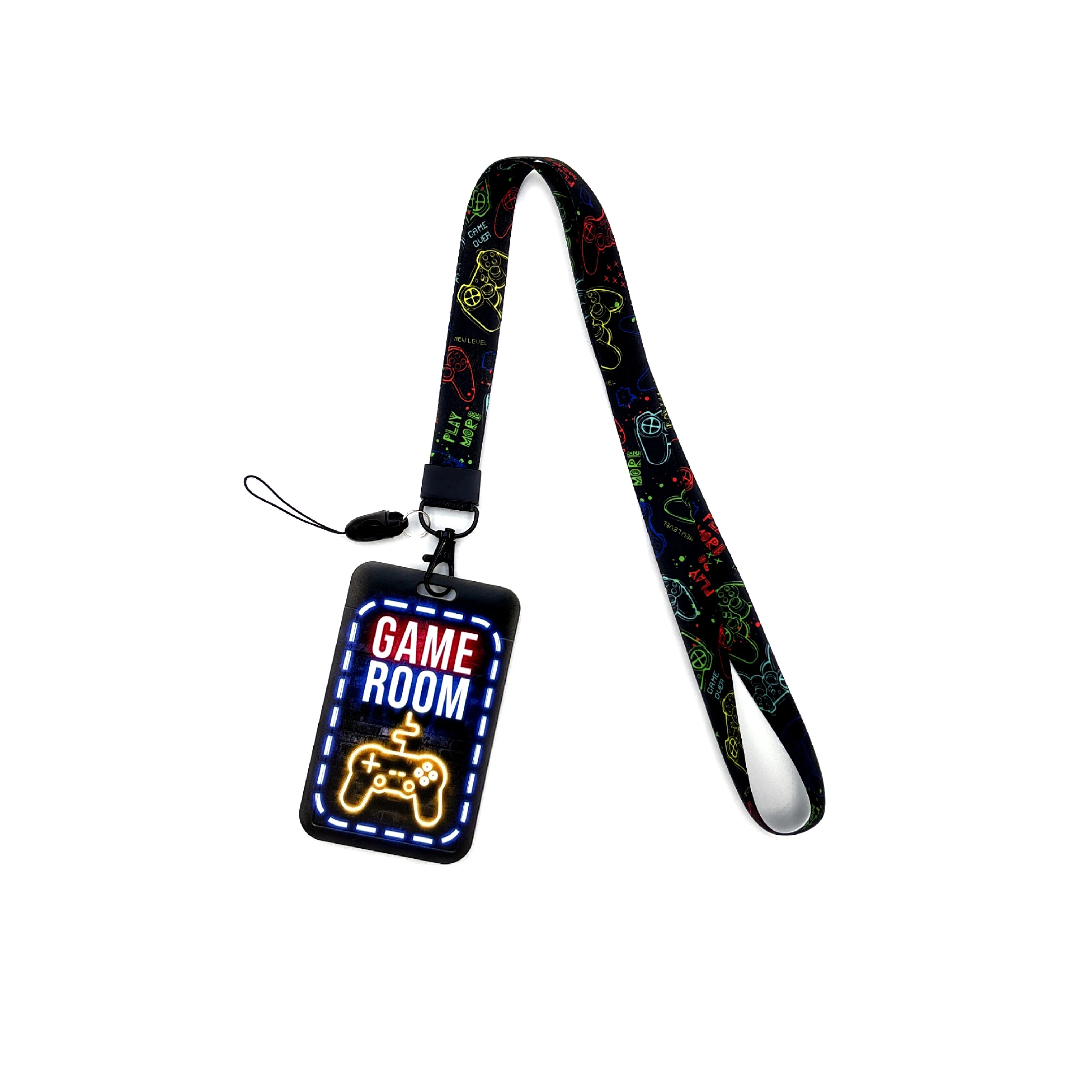 Versatile Card Holder Lanyard with Protective ID Badge and Credit Card Case