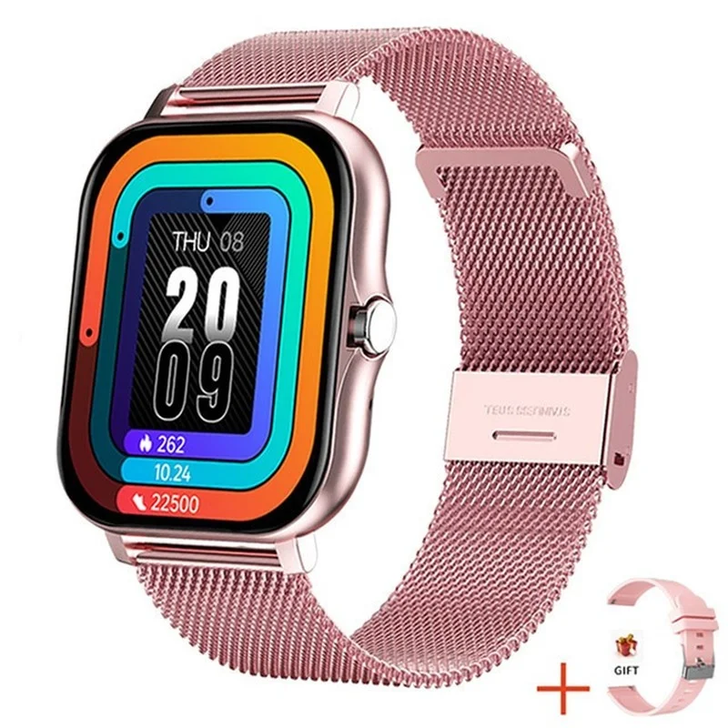 

Full Touch Sport Smart Watch 1.69" Color Screen Men Women Heart Rate Fitnesscall Wristwatch Smart Clock Lady for Android IOS+BOX