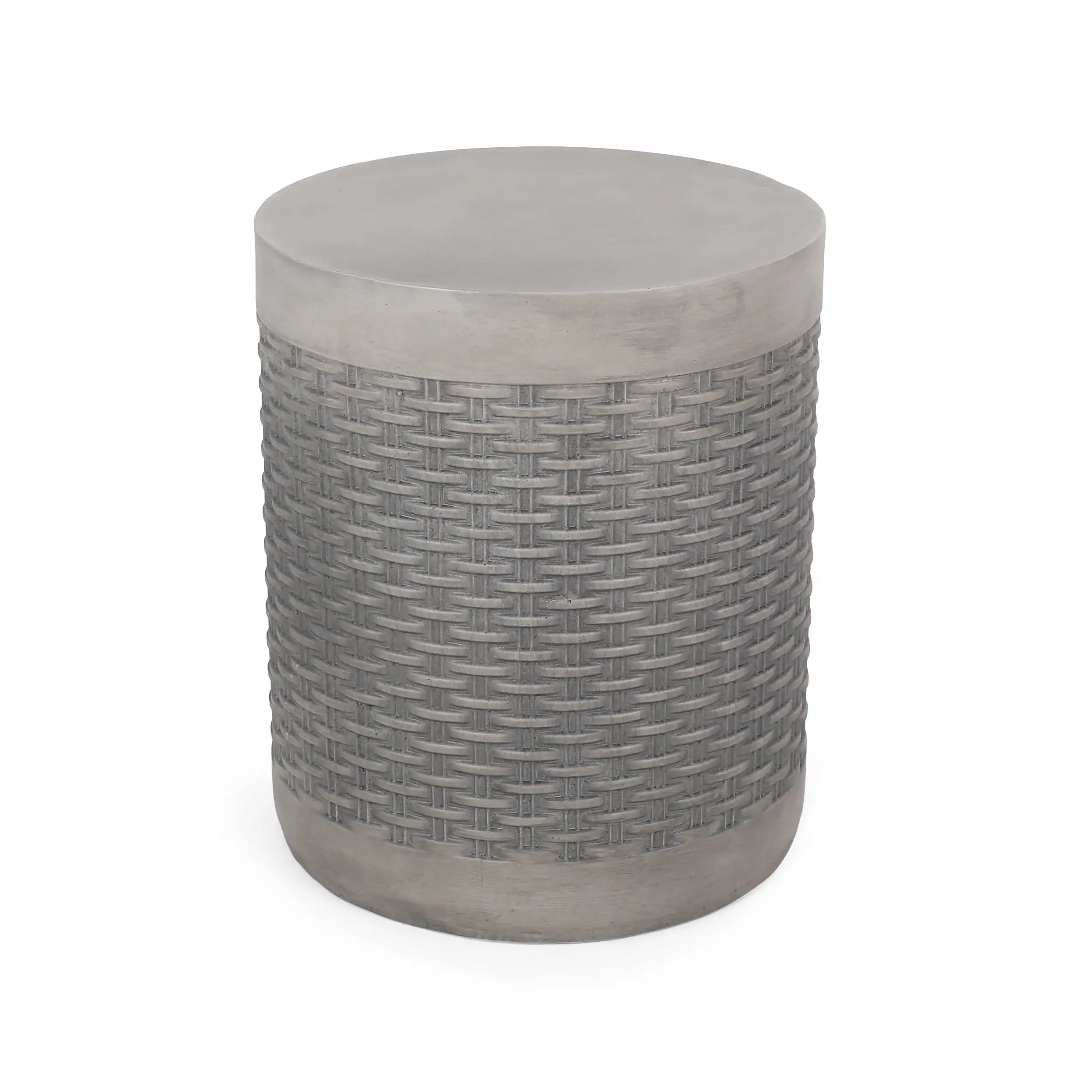 

Luxurious Refined Fashionable and Elegant Lightweight Concrete Outdoor Side Table Concrete Finish