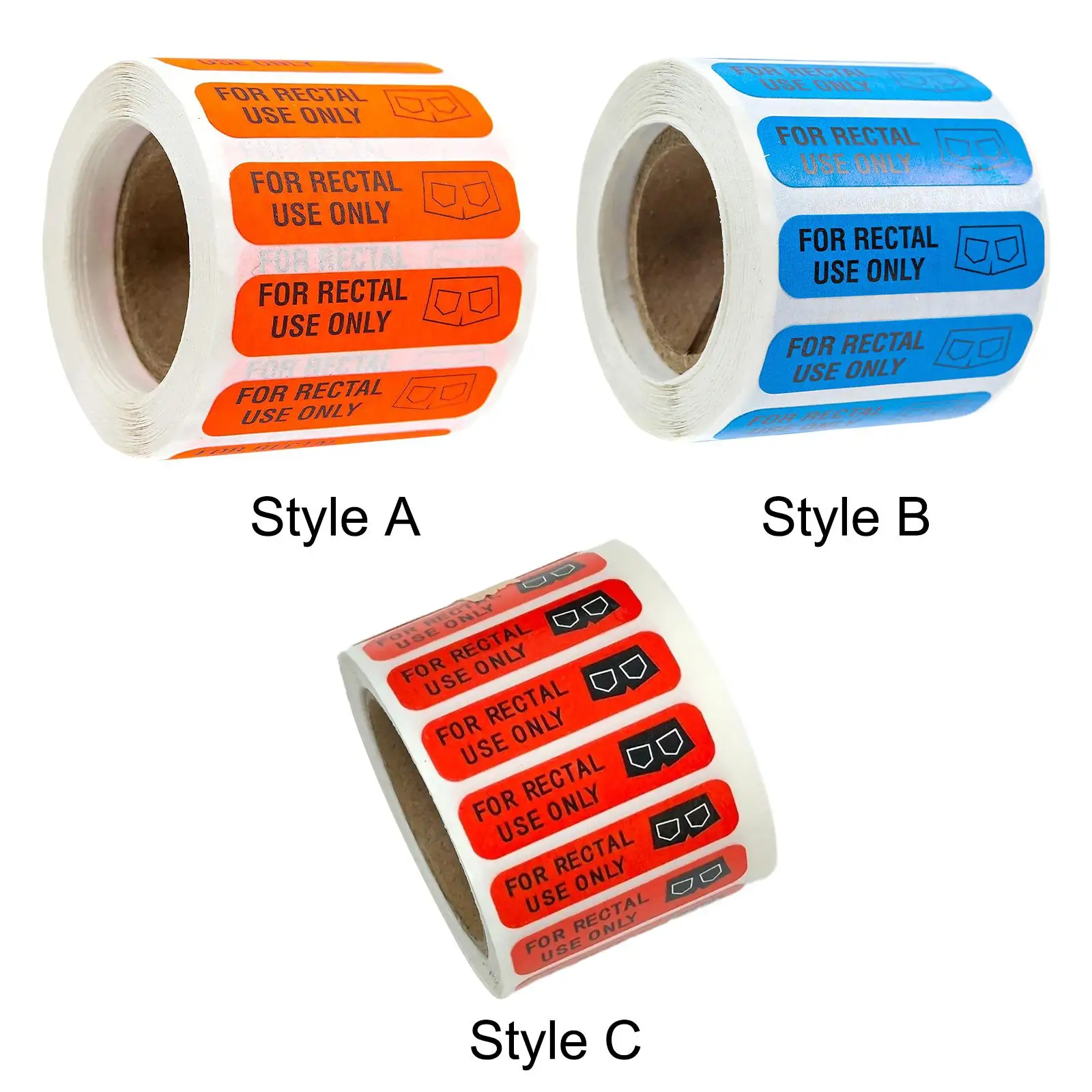 500 for Rectal Use Only Stickers 1.80 500 for Rectal Use Only Stickers 1.80