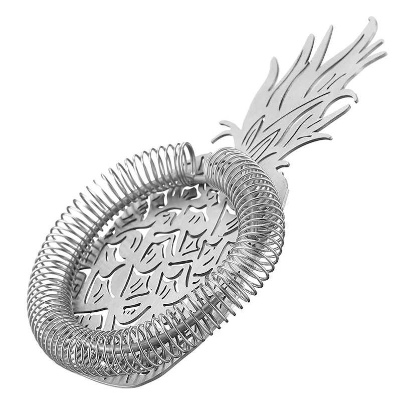 Creative Design Cocktail Strainer cocktail shaker strainer Bar Strainer Stainless Steel Tiger/Pineapple Shape Design