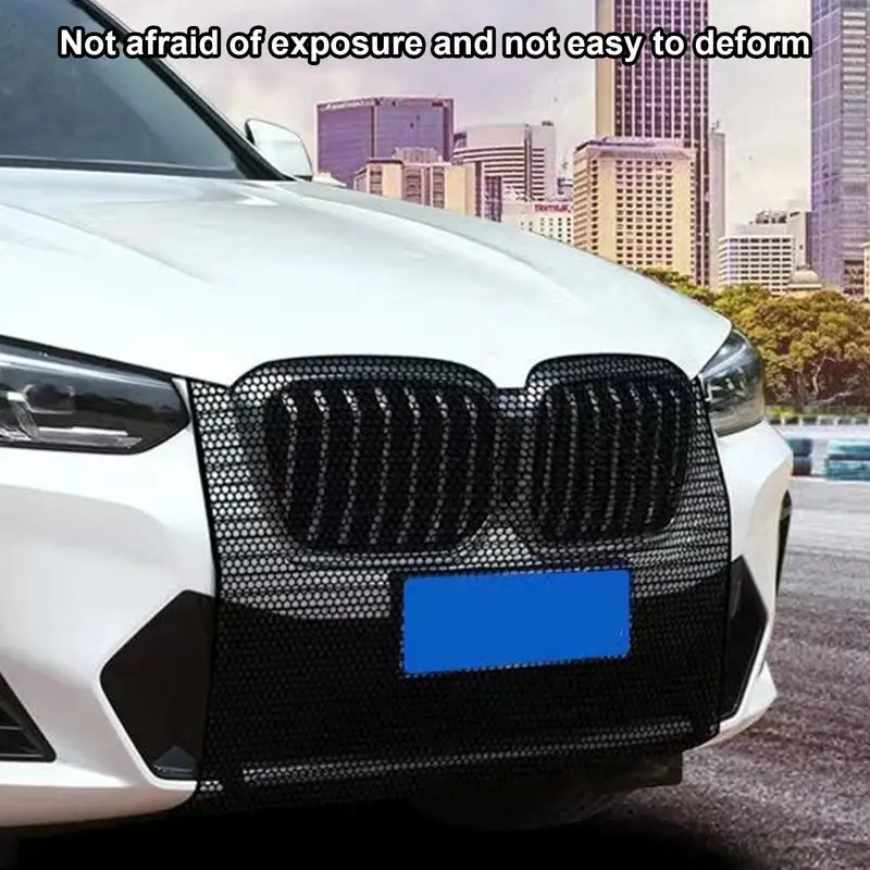 1pcs Mesh Grille Dustproof Car Engine Hood Net Air Intake Racing Grilles Mesh Car Exterior Styling Accessories for SUVs Sedans