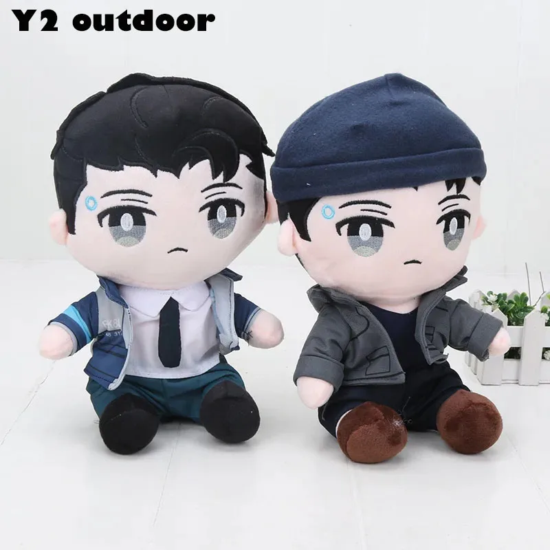 

5Pcs/set 28cm Detroit Become Human Plush Doll Toys for Kids Connor RK800 Plush Doll Toys Game Cosplay Doll