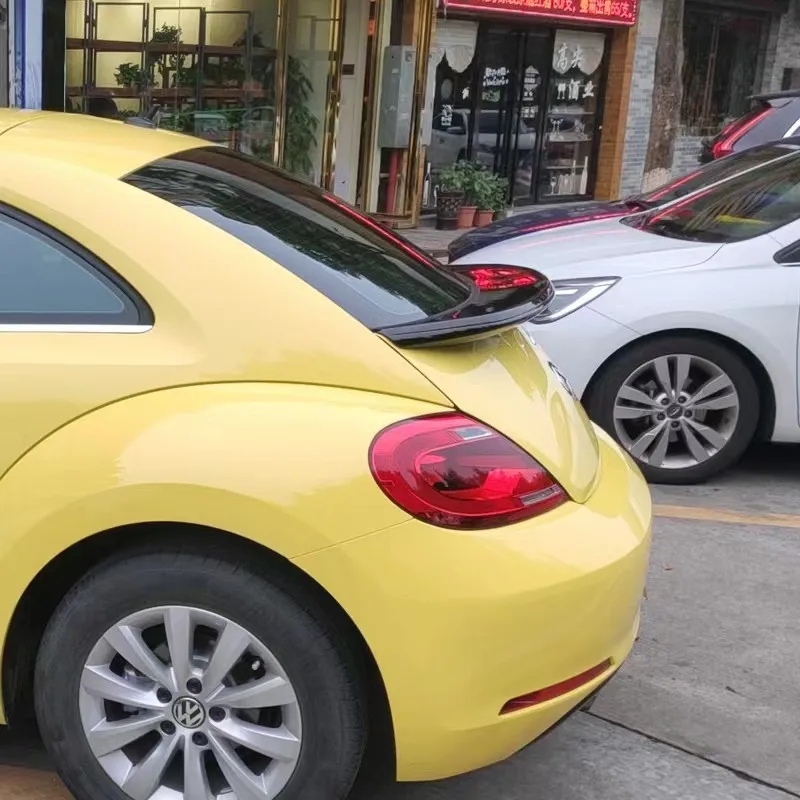 Car Rear Wing Spoiler For Volkswagen Beetle 2013- ABS Car Rear Trunk Lid Lip Body Kit