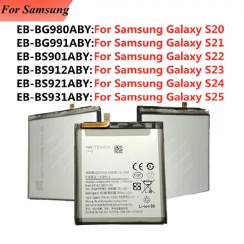 Batteria Originale per Samsung Galaxy S22 S23 S24 S25 S20 S21 EB-BS901ABY EB-BS912ABY EB-BG980ABY EB-BG991ABY