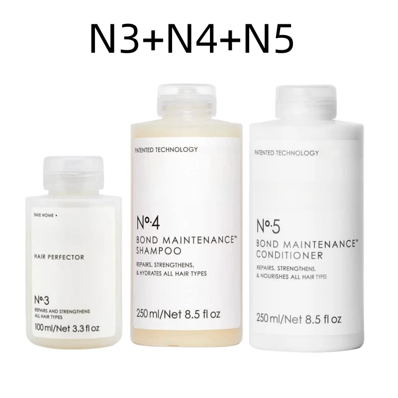 

1/3PCS Original No.3/No.4/No.5 Hair Care Set Shampoo Conditioner Essential-oil Repair Strong Broken Hair Nourishing Care
