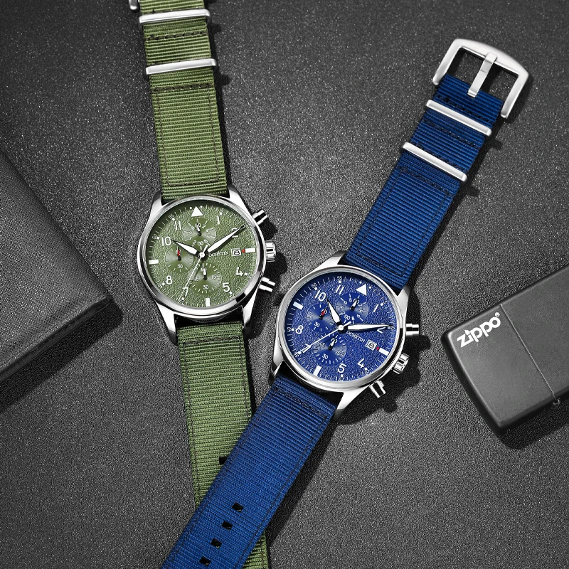Ochstin Personalized Trendy Style Multi functional Quartz Movement Creative Nylon Series 2024 New Men's Watch Quartz Watch