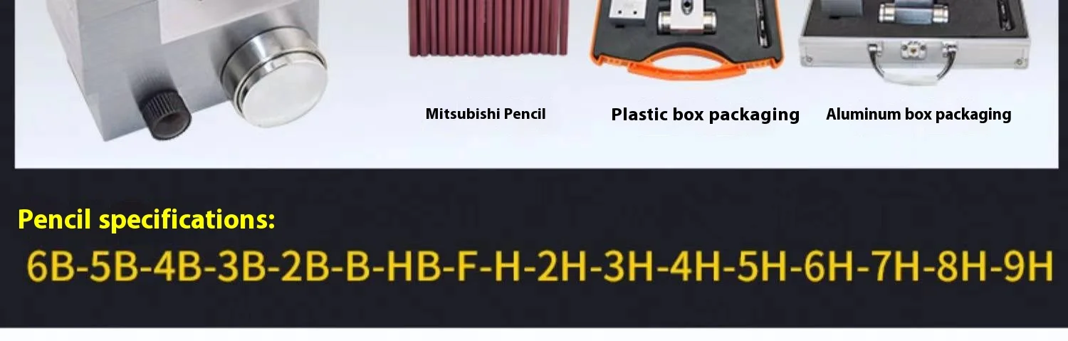 Portable Pencil Hardness Tester Professional Durometer Metal Scratch Hardness Te